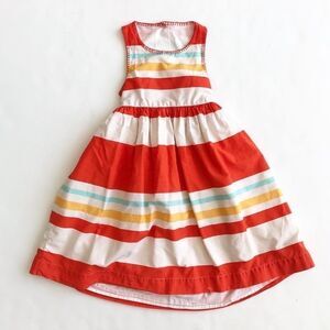 BabyGap stripe peep/open back dress GUC 4T